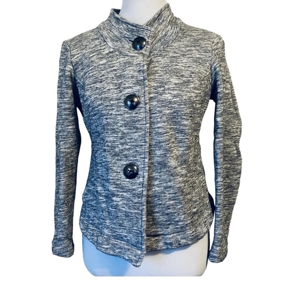 Cabi Hourglass Sweatshirt Heathered Medium Gray Size Medium Style 596 - Picture 2 of 5